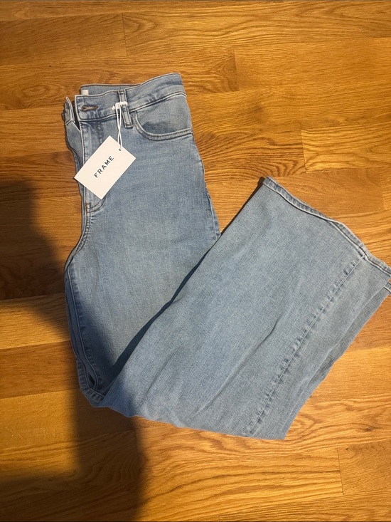 Frame Denim Denim - Frame Denim Light Blue Straight-Leg Jeans